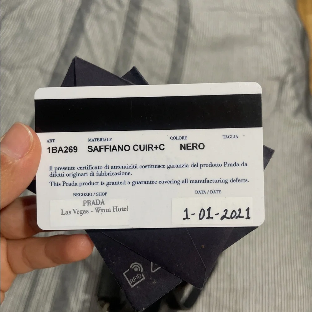 Prada Black Saffiano Mini Satchel with Shoulder Strap - Picture 3 of 3